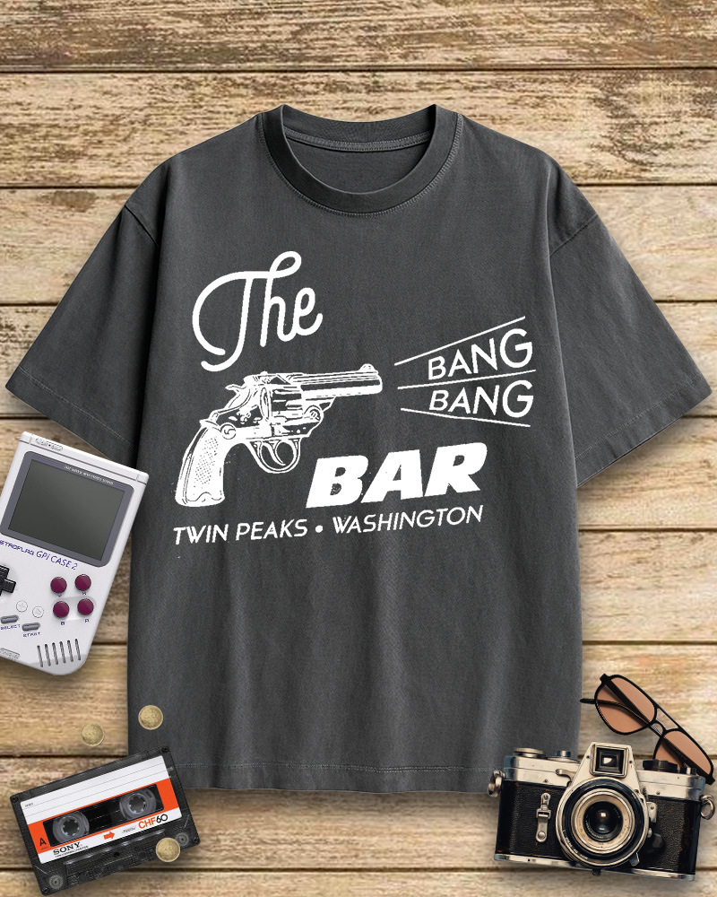 TheRetroTee Bang Bang Bar 1990s Cotton T-Shirt