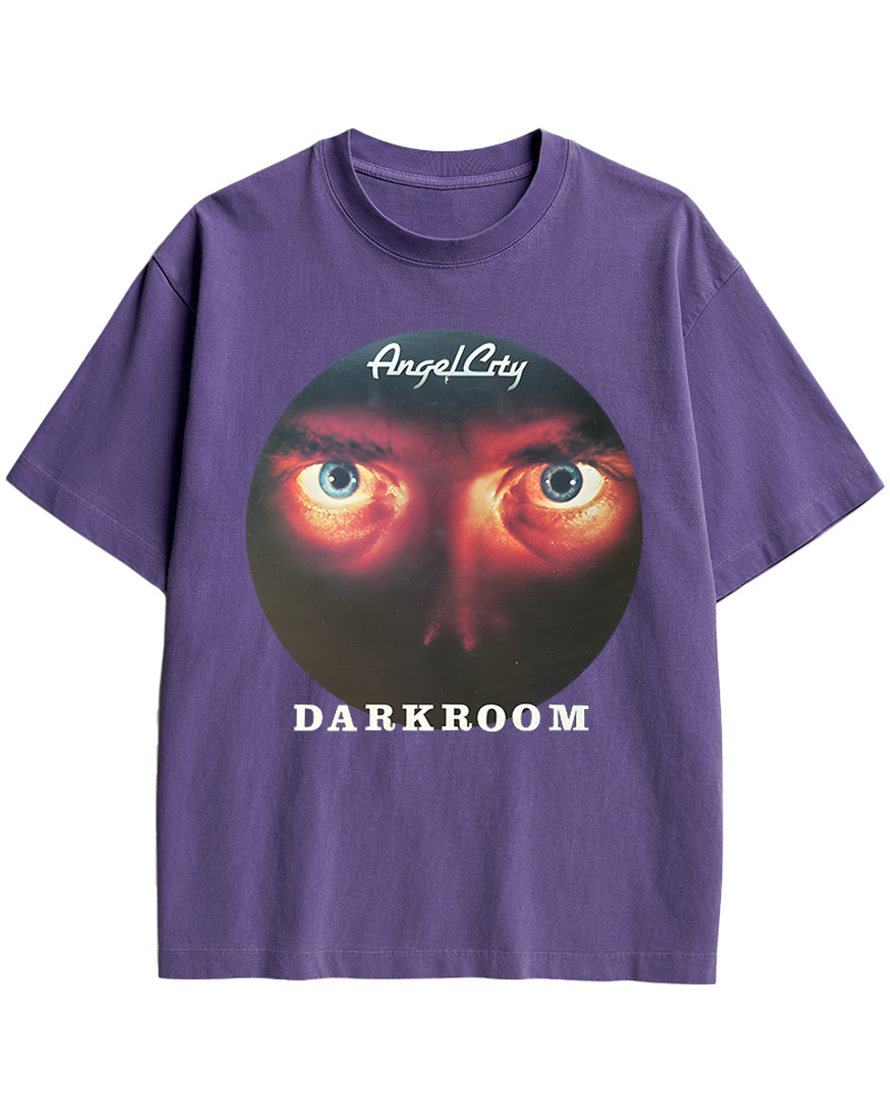 TheRetroTee Darkroom 1980s Music Cotton T-Shirt