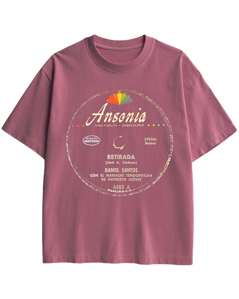TheRetroTee Amaneci En Tus Brazos 1960s Cotton T-Shirt