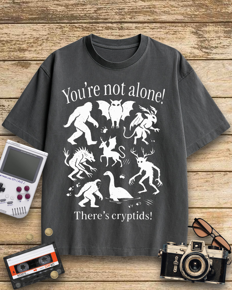 TheRetroTee Cryptid 2000s Cotton T-Shirt