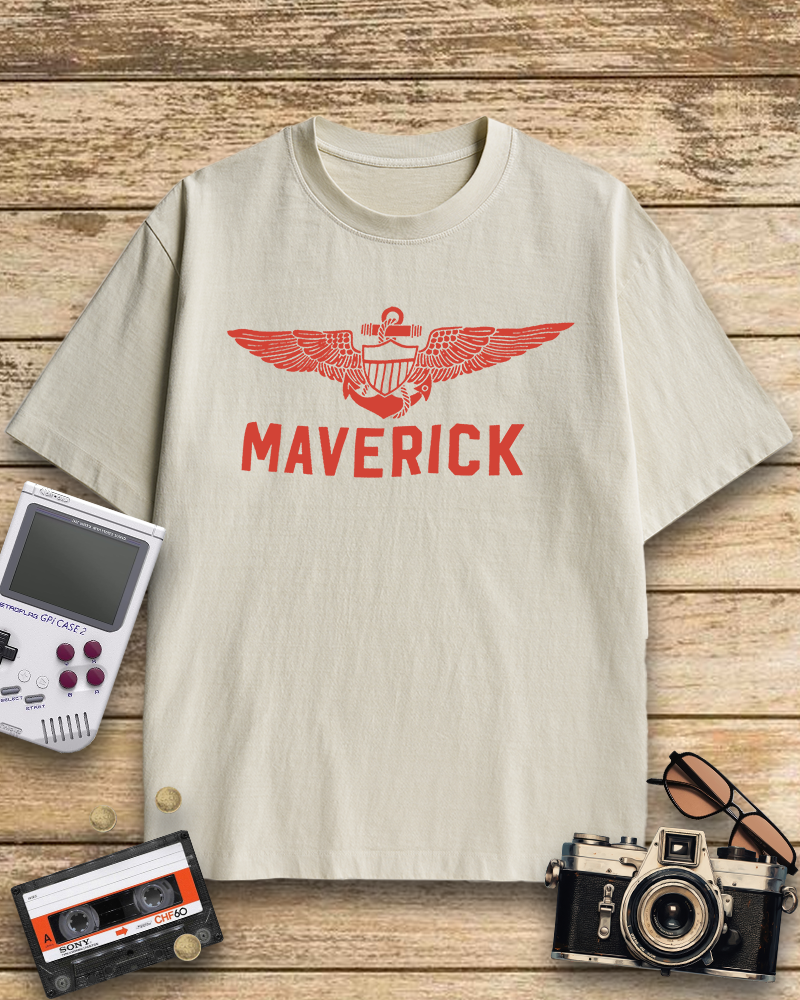 TheRetroTee Maverick. Pilot. Rebel. Legend 1980s T-Shirt