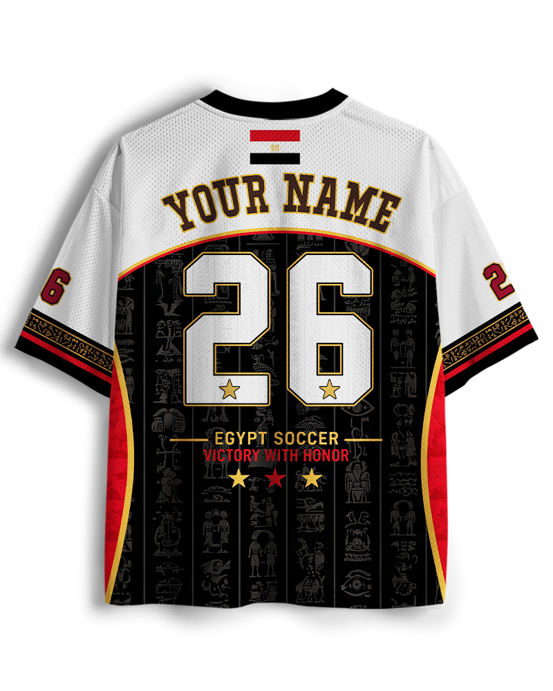 TheRetroTee Egypt Football Champion Custom Name Mesh Jersey
