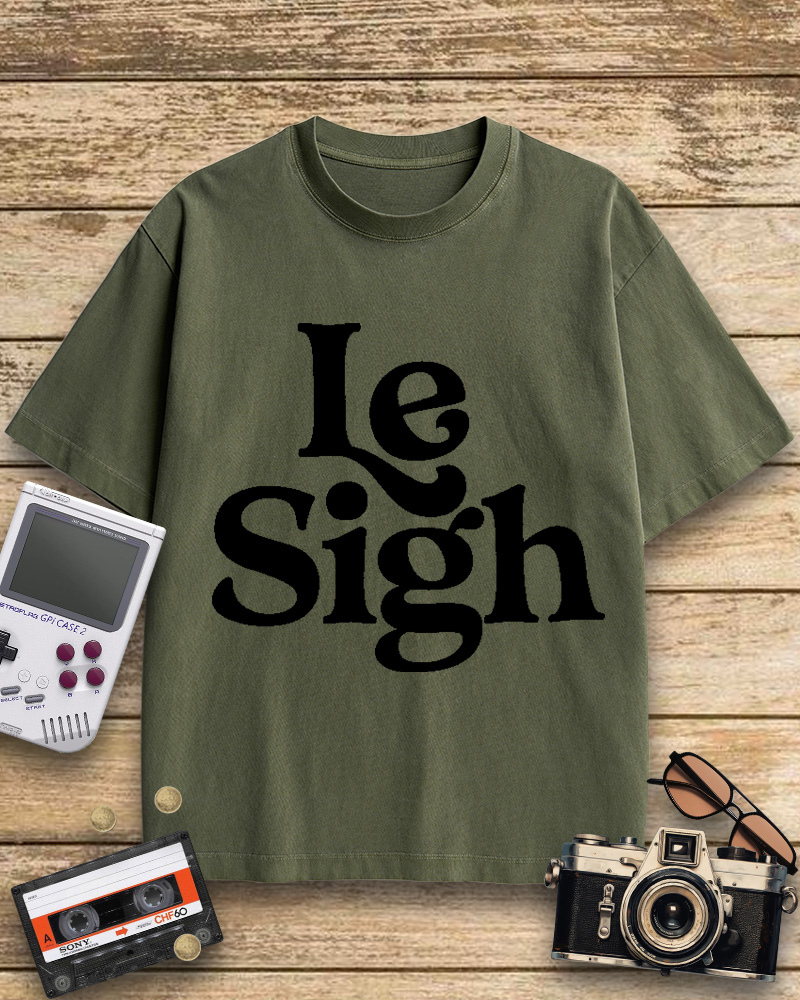 TheRetroTee Le Sigh 1970s Cotton T-Shirt