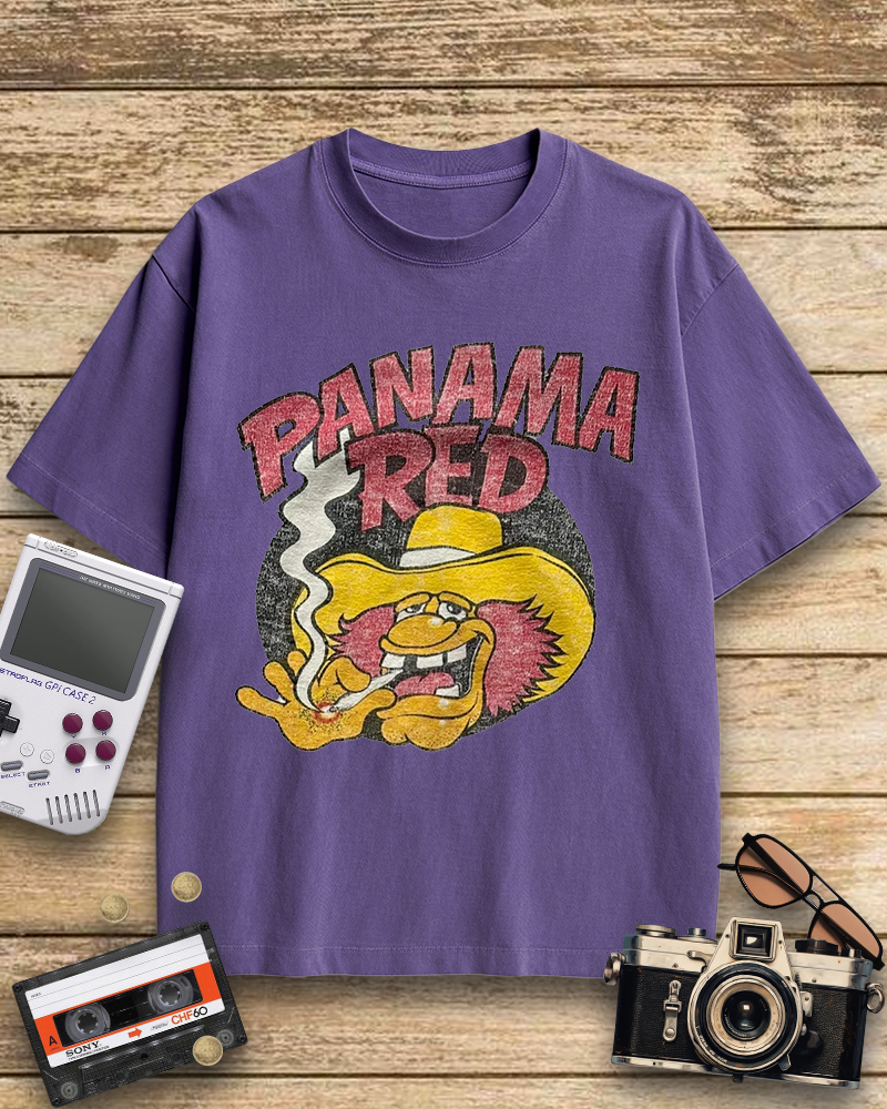 TheRetroTee Vintage Panama Red 1970s T-Shirt