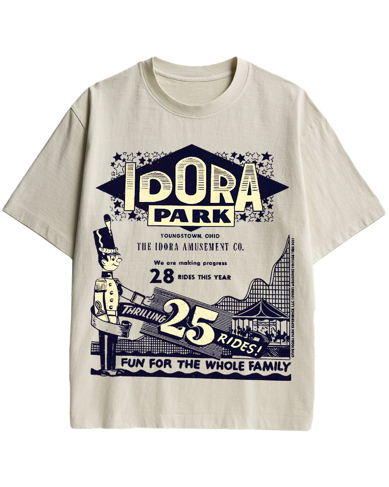 Idora Parks Thrilling 25 Rides Cotton T-Shirt