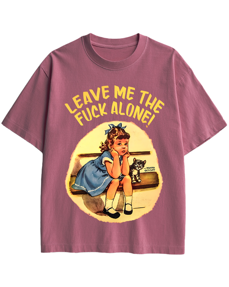 TheRetroTee Everyone Sucks Except My Caт Funny Pin-Up Cotton T-Shirt