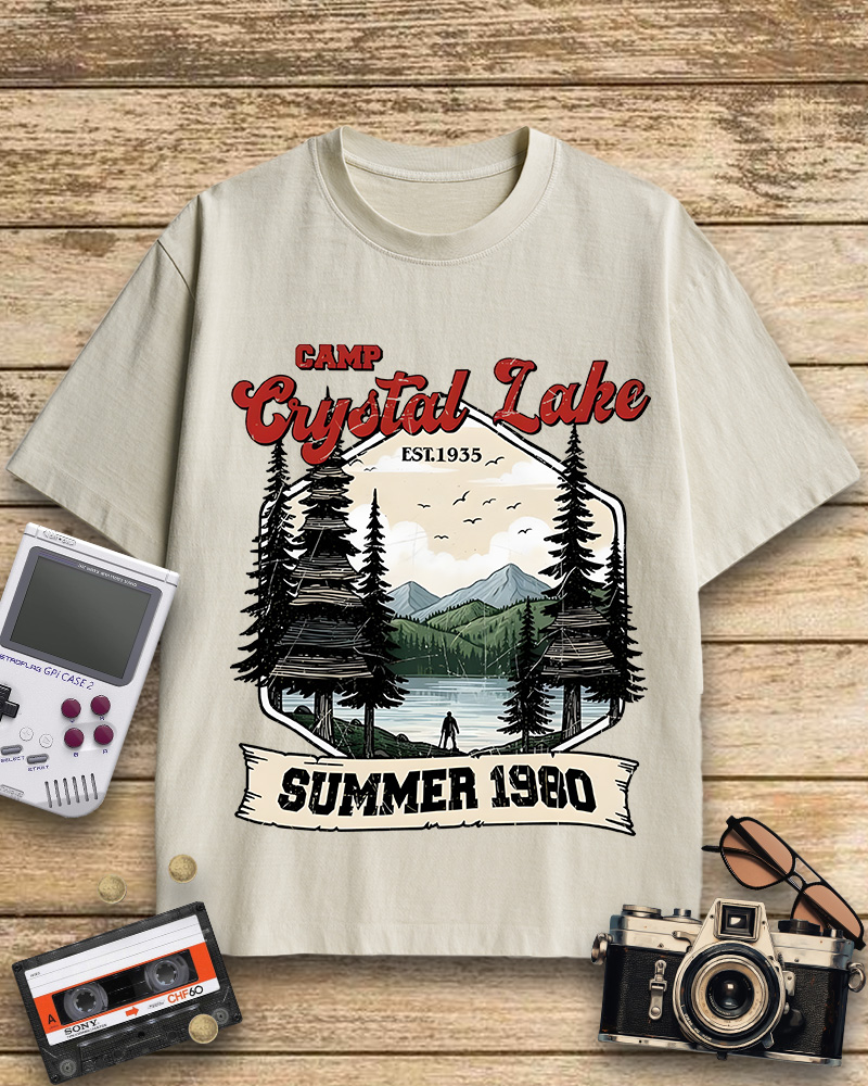 TheRetroTee Friday the 13th Jason Voorhees 1980s Cotton T-Shirt