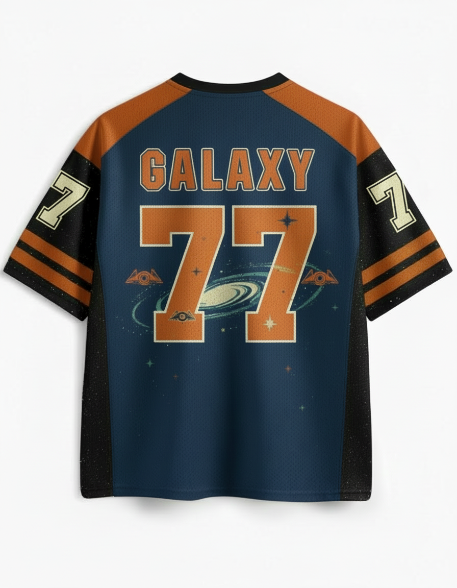 TheRetroTee Orbital Launch Program 1970s Mesh Jersey