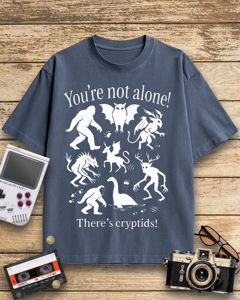 TheRetroTee Cryptid 2000s Cotton T-Shirt