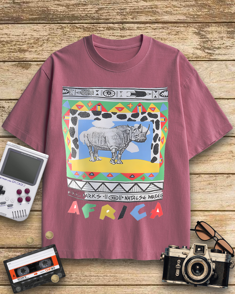 TheRetroTee South Africa Natal Park Animal Cotton T-Shirt