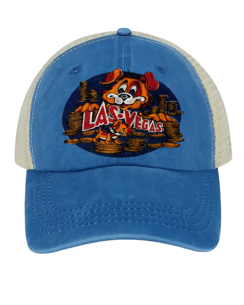TheRetroTee Vintage 60s Las Vegas Dog Baby Trucker Hat
