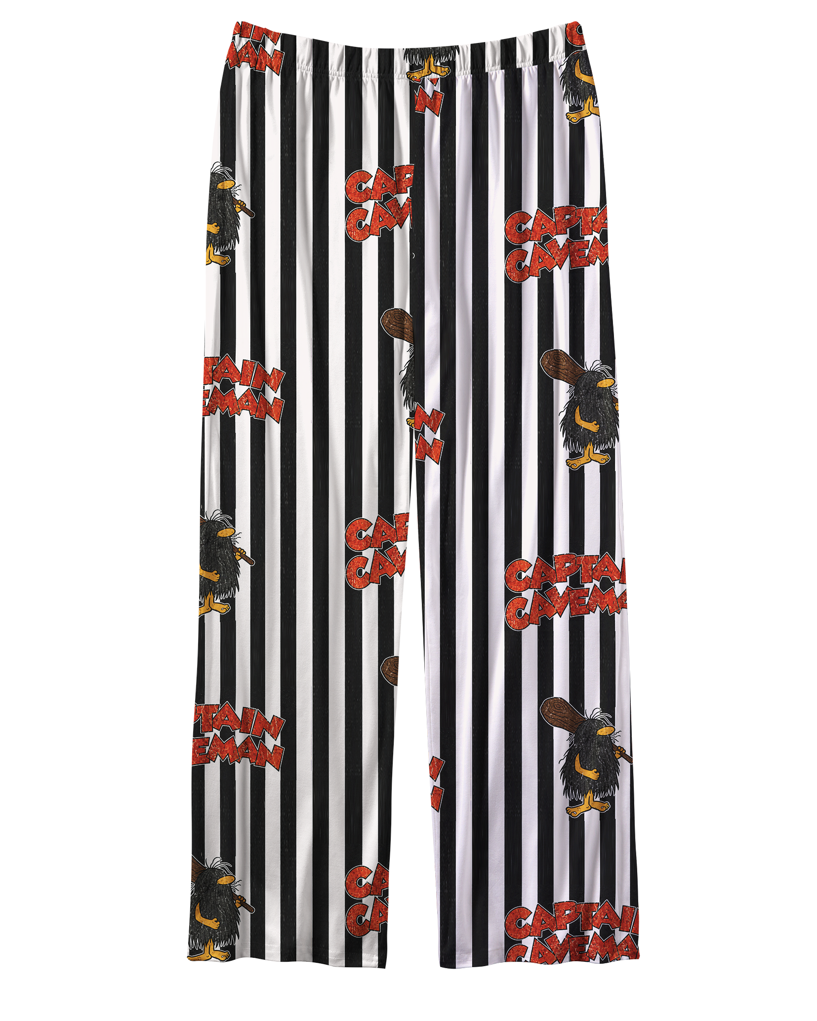 TheRetroTee Captain Caveman Stripe Vintage Pajama Set