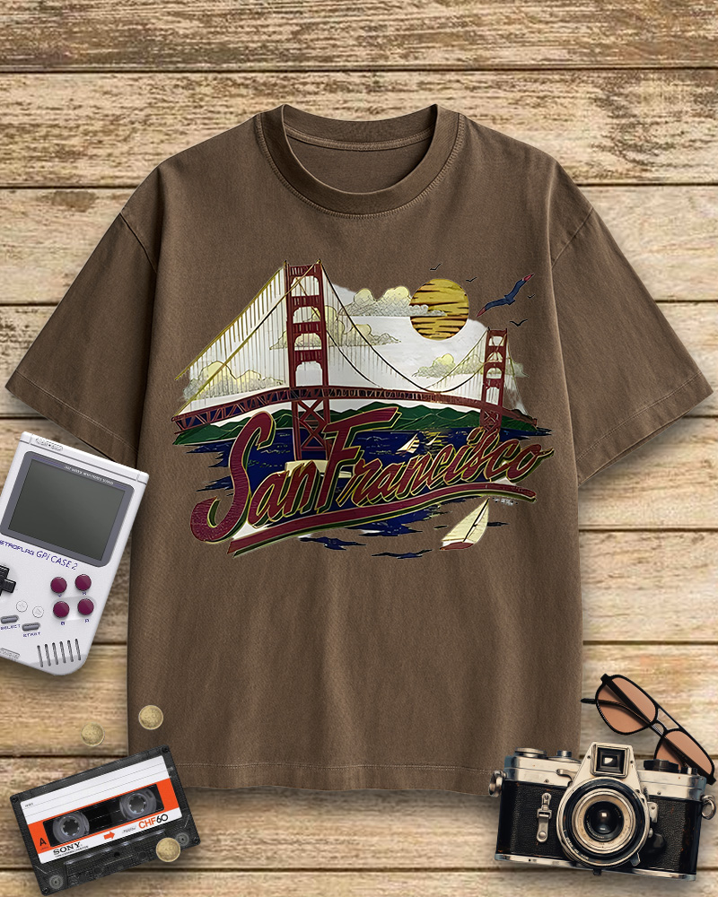 TheRetroTee Vintage San Francisco Cotton T-Shirt