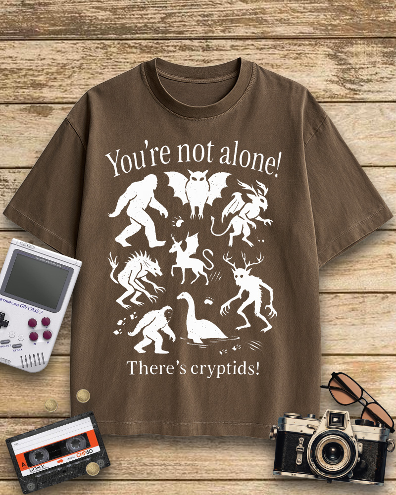 TheRetroTee Cryptid 2000s Cotton T-Shirt