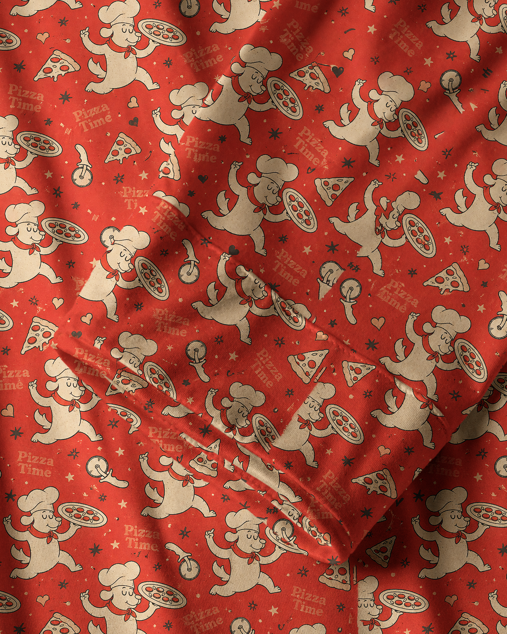 TheRetroTee  Pizza Chef Vintage Pajama Set