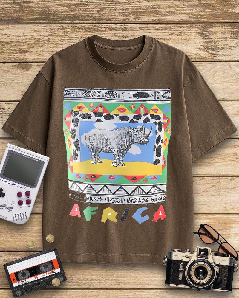 TheRetroTee South Africa Natal Park Animal Cotton T-Shirt