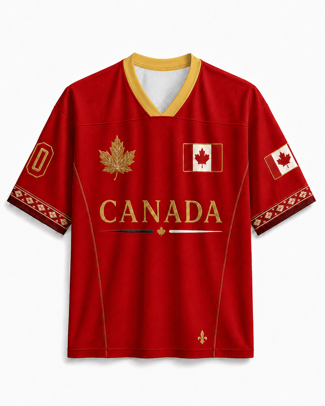 TheRetroTee 1980s Canadian Wilderness Soccer Jersey