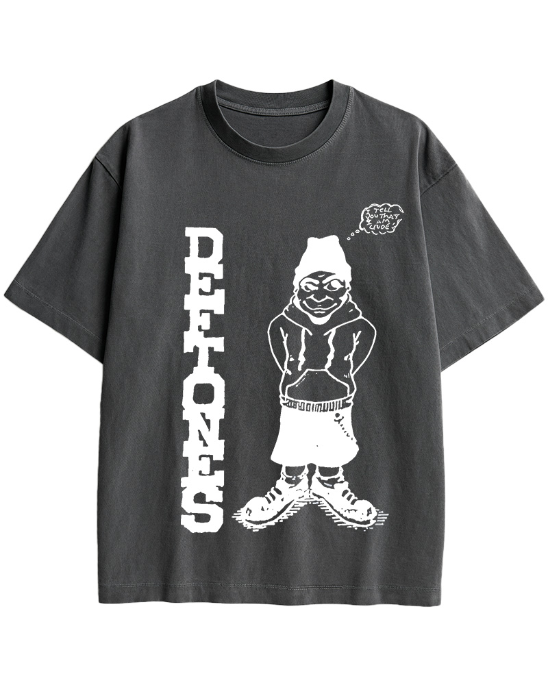 TheRetroTee Deftones 1990s Music Cotton T-Shirt