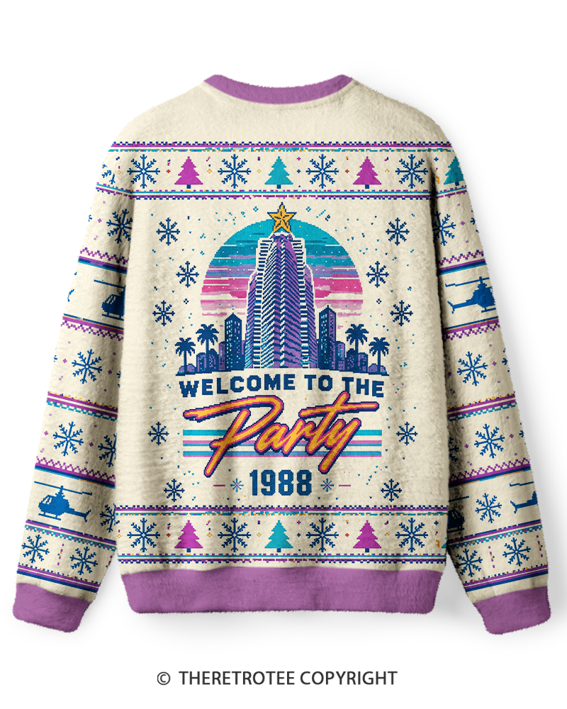 TheRetroTee Holiday Party 1988 Sweater