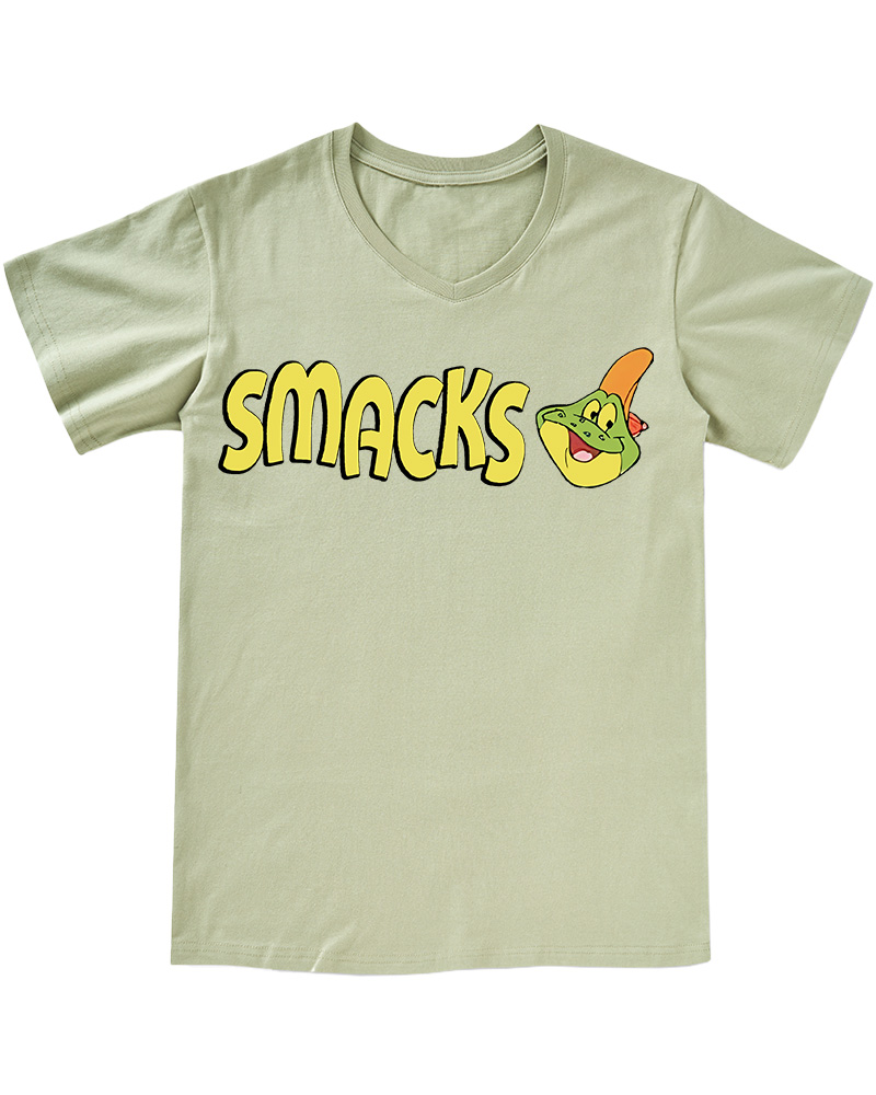 TheRetroTee Kellog's Honey Smacks Dig 1960s V-neck T-Shirt
