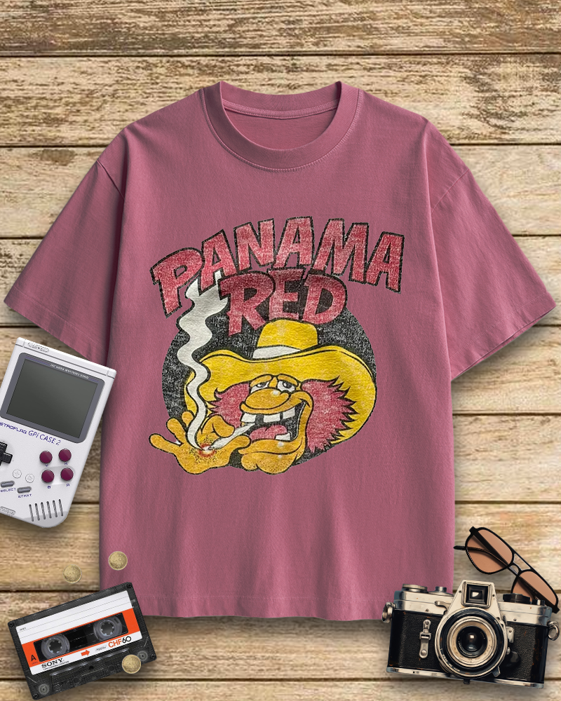 TheRetroTee Vintage Panama Red 1970s T-Shirt