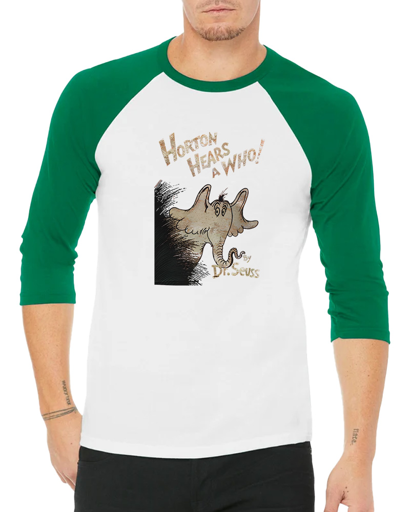 TheRetroTee Elephant and Adventure Long Sleeve Raglan T-Shirt