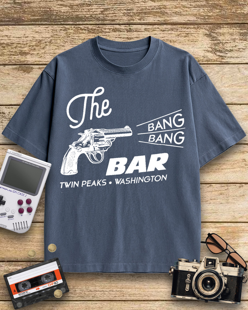 TheRetroTee Bang Bang Bar 1990s Cotton T-Shirt
