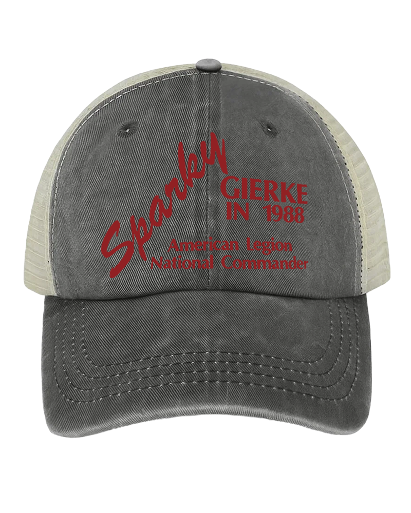 TheRetroTee 80s Sparky Gierke IN 88' Trucker Hat