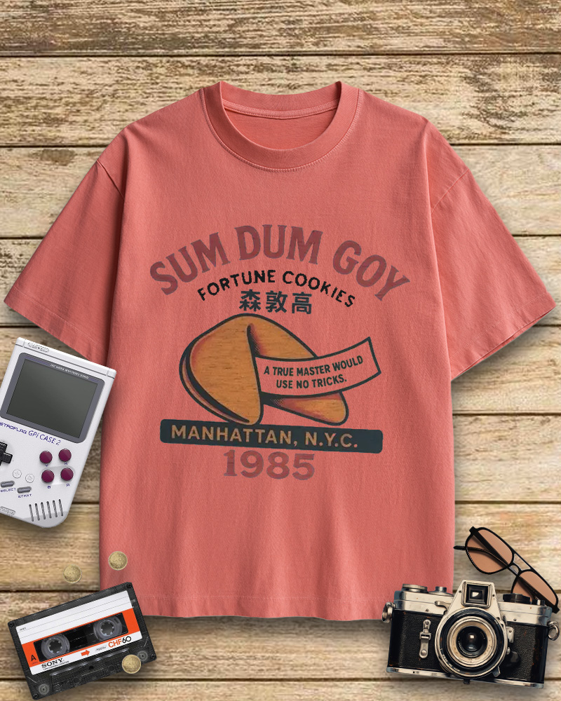 TheRetroTee Sum Dum Goy 1980s Cotton T-Shirt