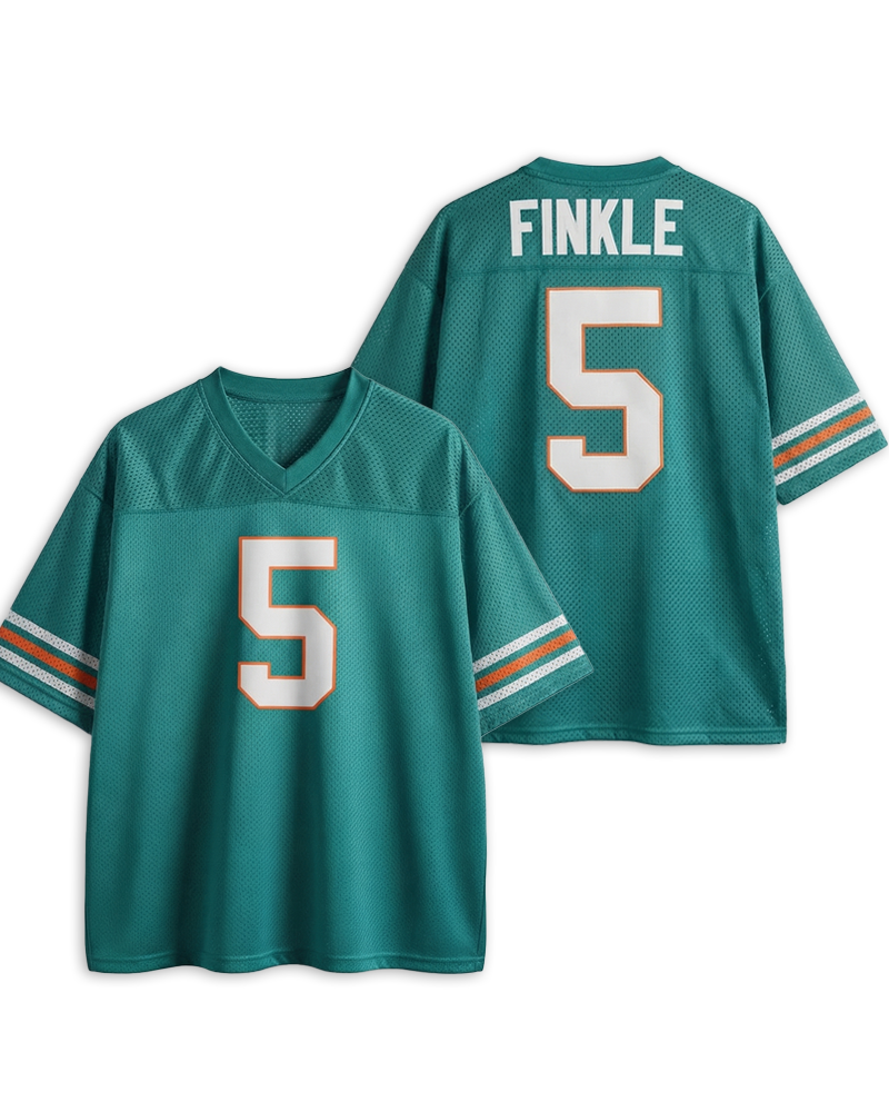 TheRetroTee Finkle # 5 Football Movie Throwback Mesh Jersey
