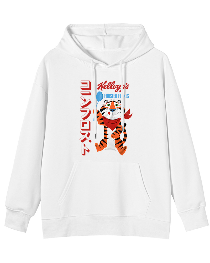 TheRetroTee Frosted Flakes Tony the Tiger Ringer Cotton Hoodie