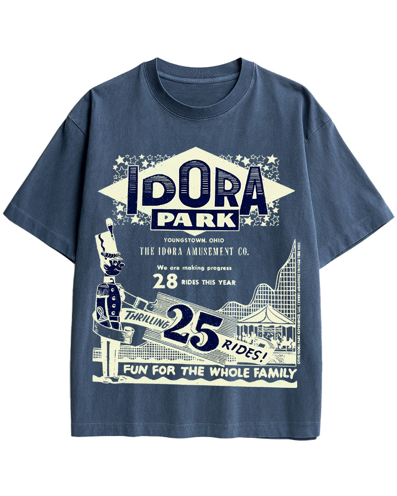 Idora Parks Thrilling 25 Rides Cotton T-Shirt