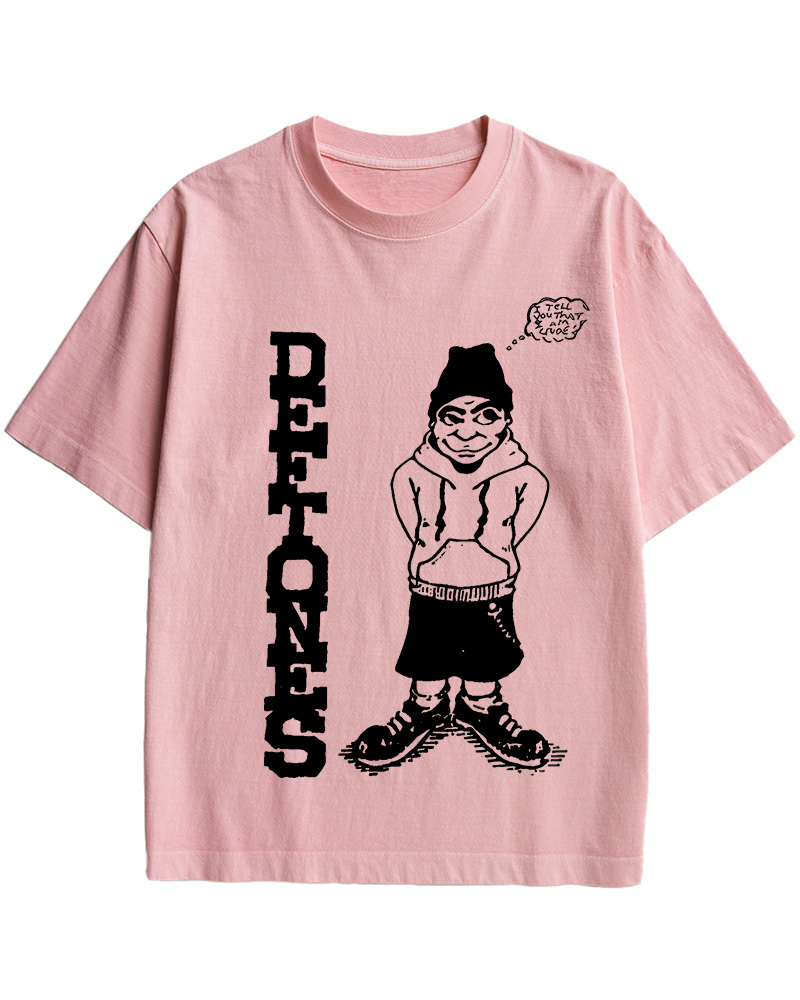 TheRetroTee Deftones 1990s Music Cotton T-Shirt