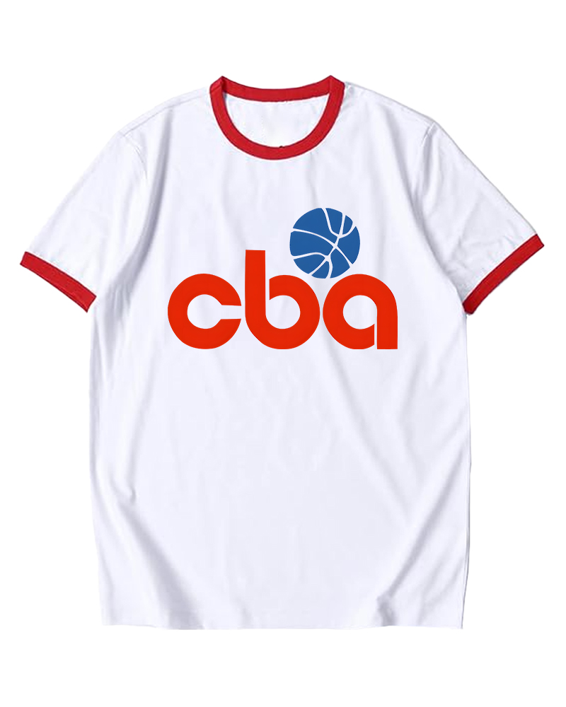 TheRetroTee CBA Basketball League Ringer T-Shirt
