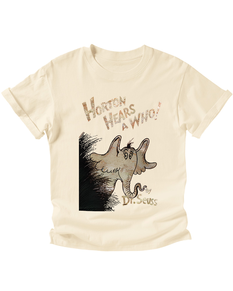 TheRetroTee Horton Hears A Who! Dr. Seuss Kids T-Shirt