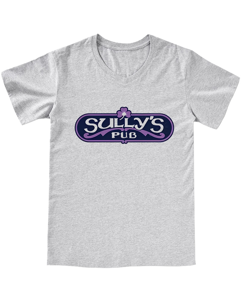 TheRetroTee Bar and Pub Culture Place 1970s V-neck T-Shirt