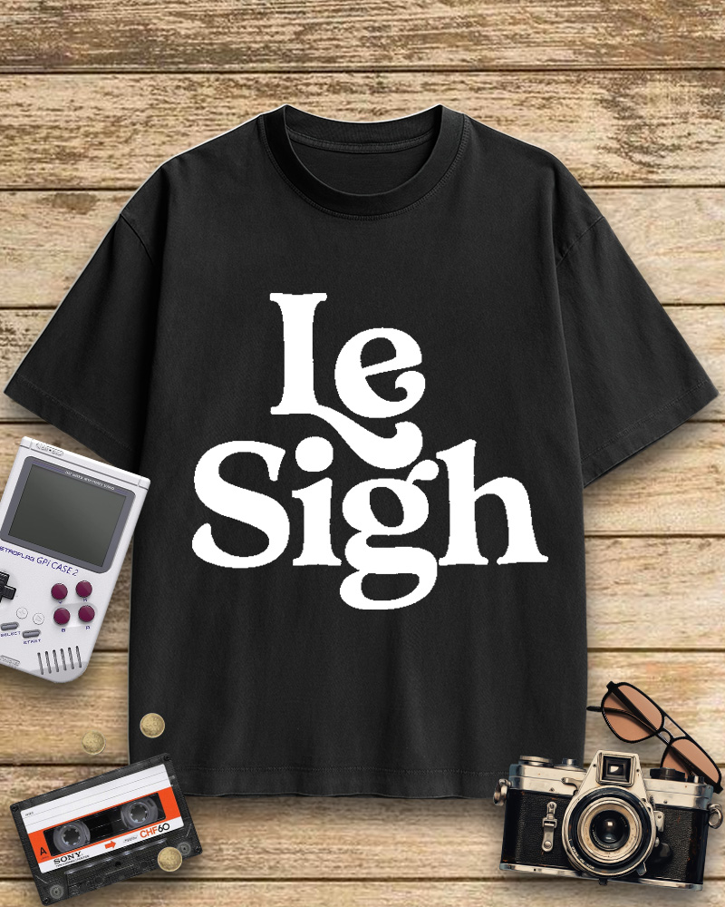 TheRetroTee Le Sigh 1970s Cotton T-Shirt