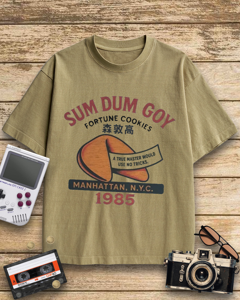 TheRetroTee Sum Dum Goy 1980s Cotton T-Shirt