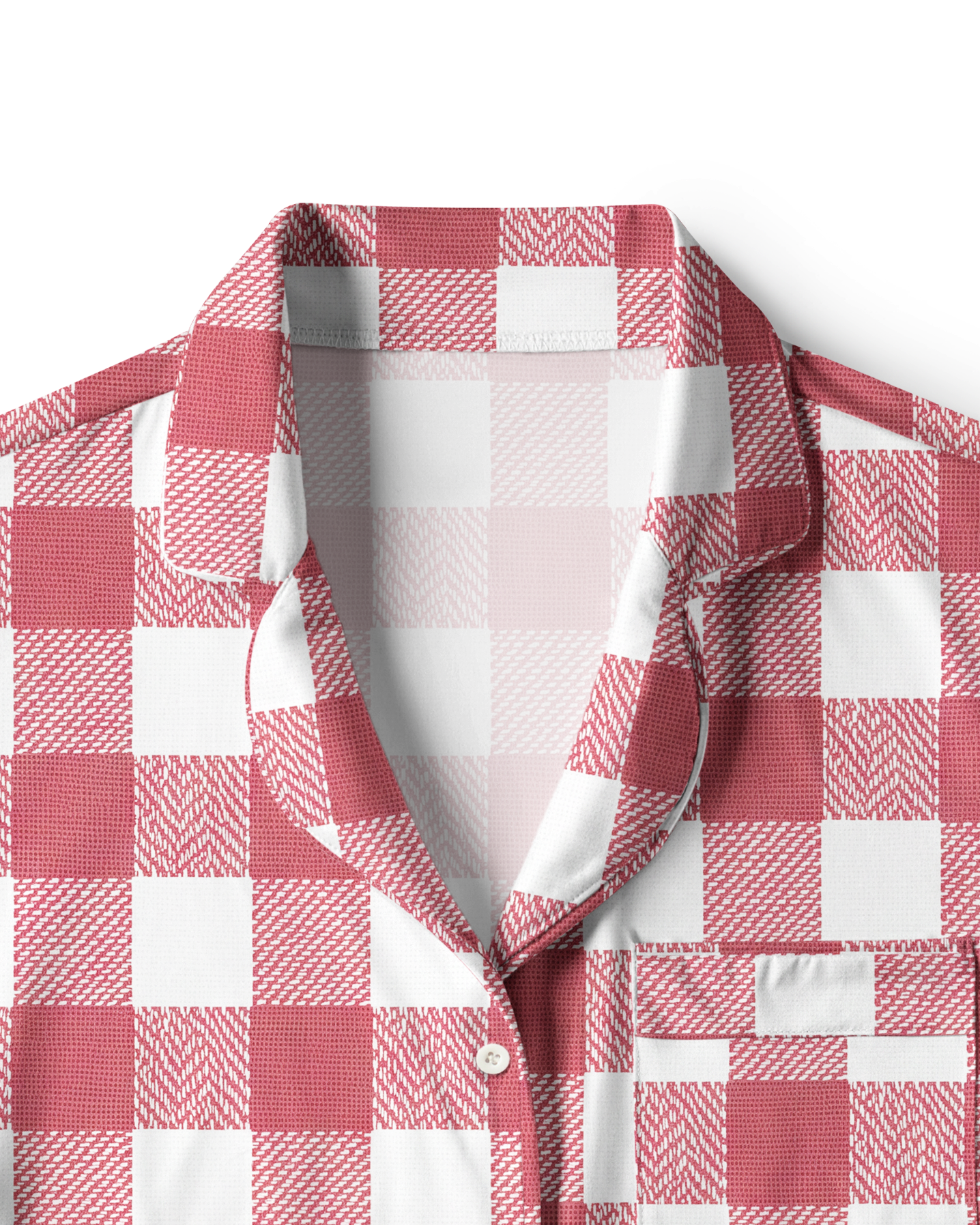 TheRetroTee Red Buffalo Check Vintage Pajama Set
