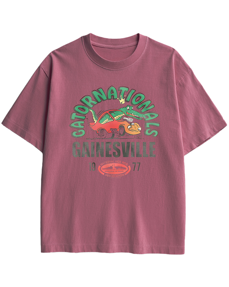 TheRetroTee NHRA Eye-Catching 1970s Cotton T-Shirt