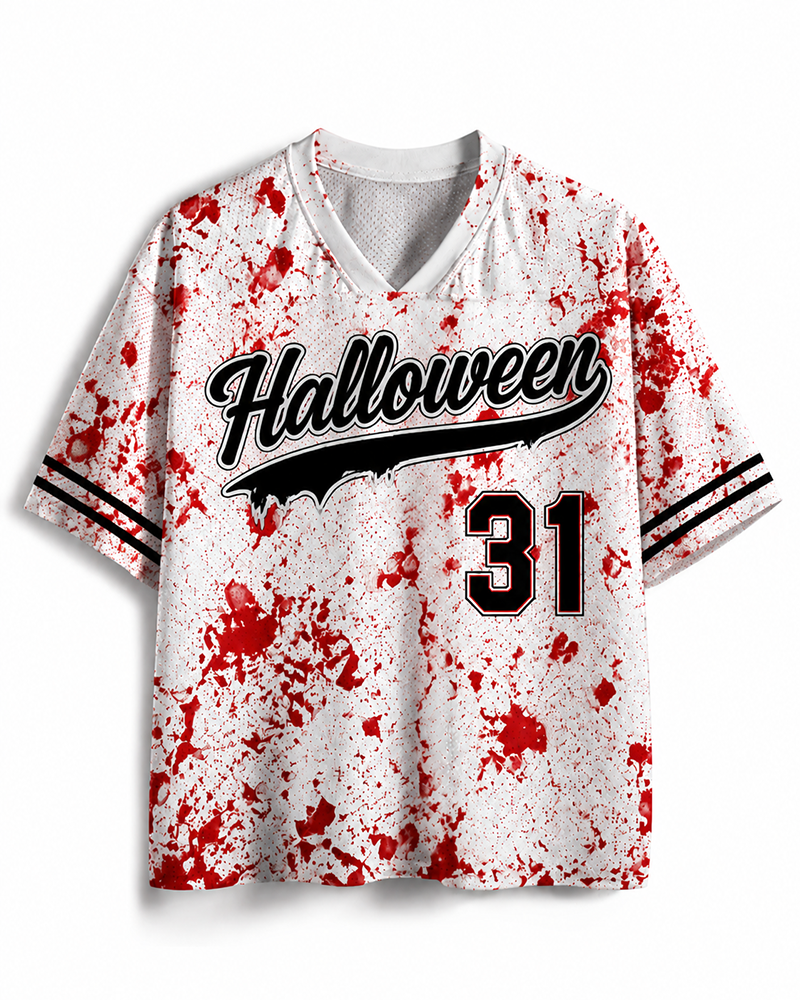 TheRetroTee Bloody Night Strike Mesh Jersey