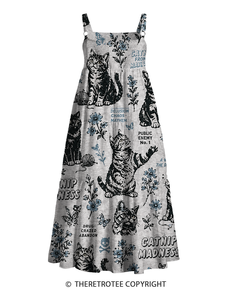 TheRetroTee ——  Vintage Straps Maxi Dress