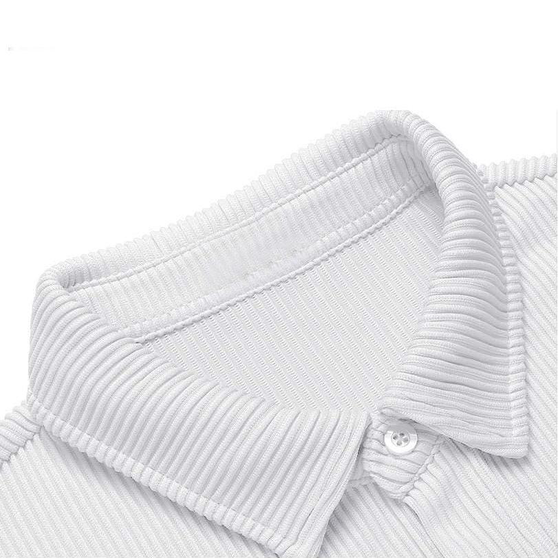 Men's Solid Color Comfortable Pit Short Sleeve Shirt