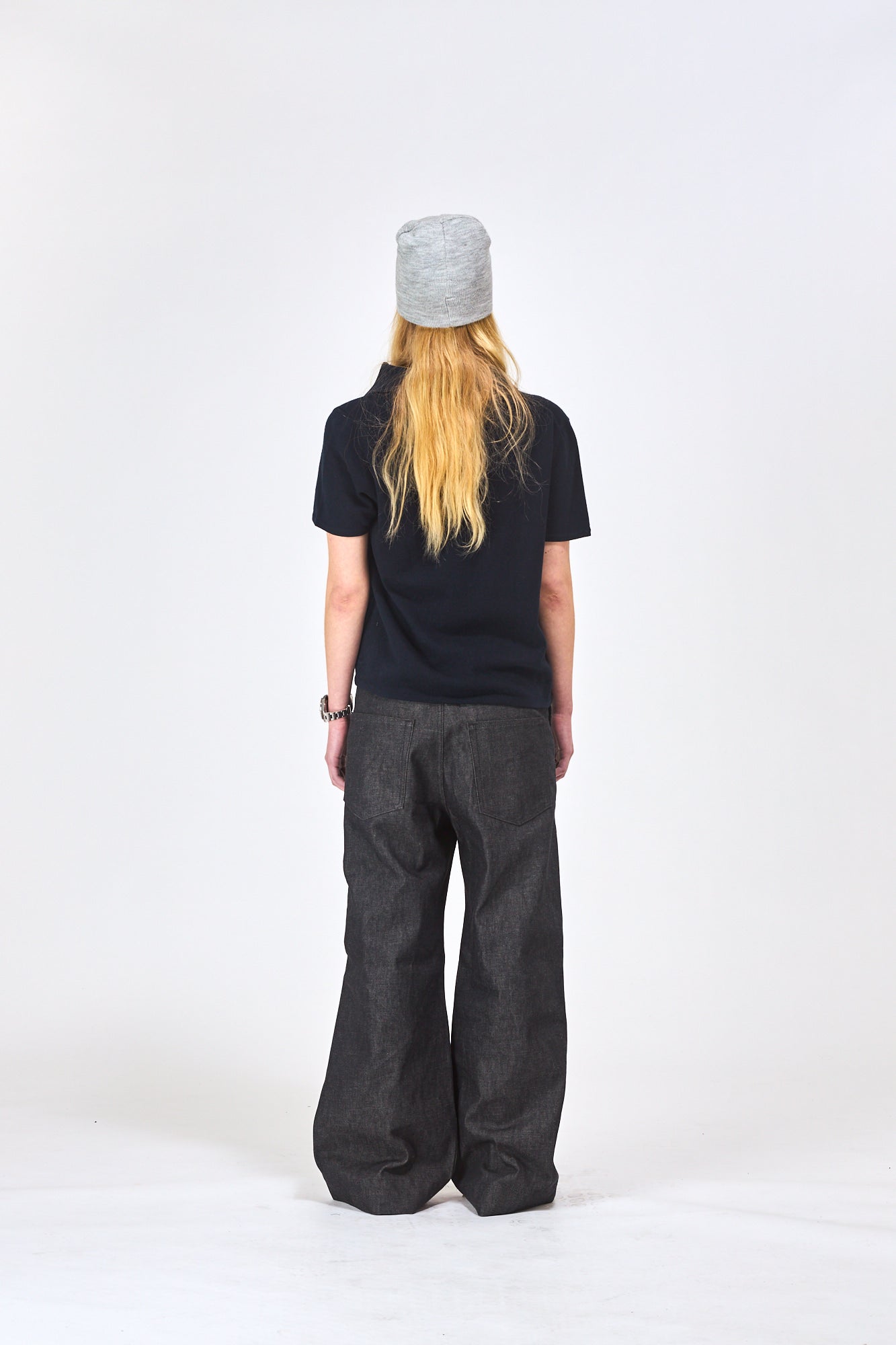 LUCA WIDE GRAINY RAW DENIM