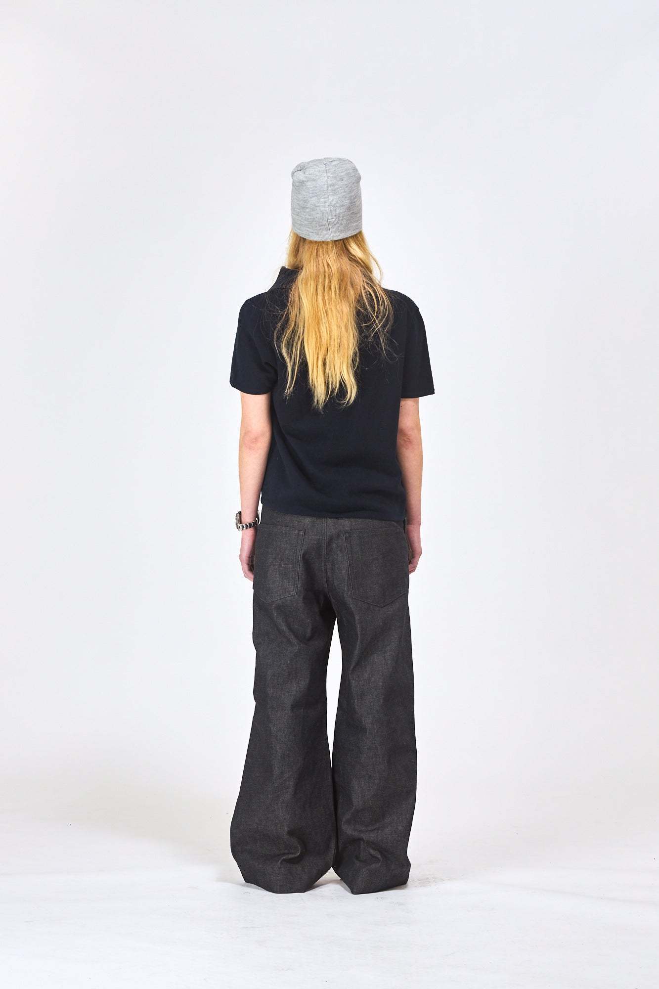 LUCA WIDE GRAINY RAW DENIM