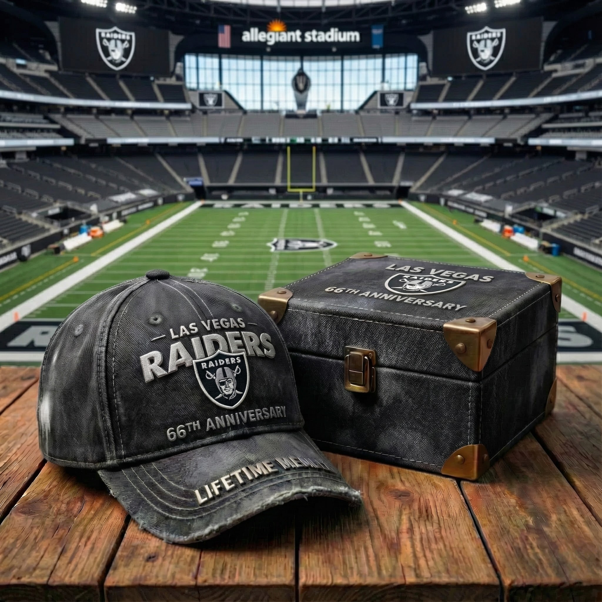 Las Vegas Raiders 66th Anniversary Hat