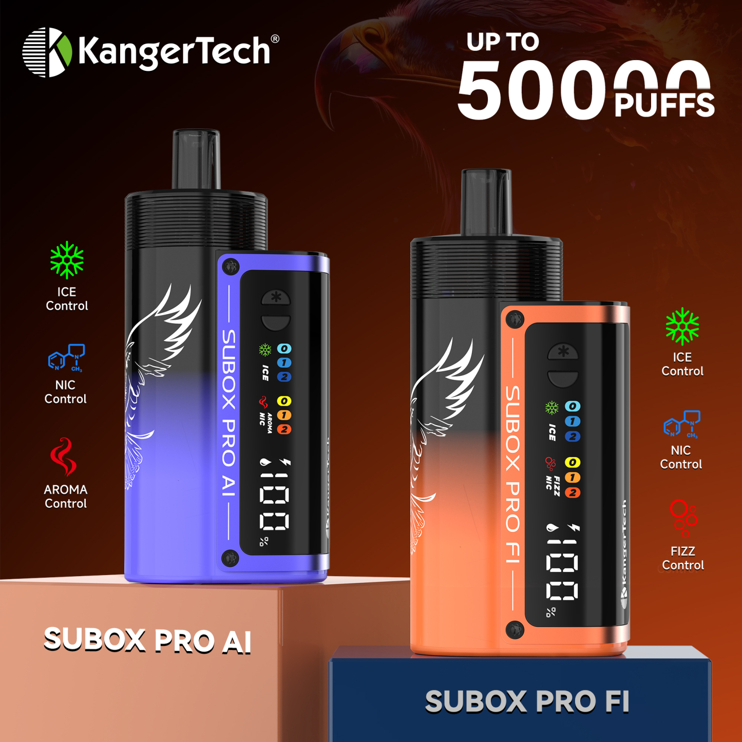 Kanger SUBOX Pro FI NIC+ICE+FIZZ CONTROL Disposable