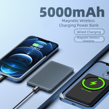 Ultra Thin 15W Wireless Magnetic Charging Power Bank