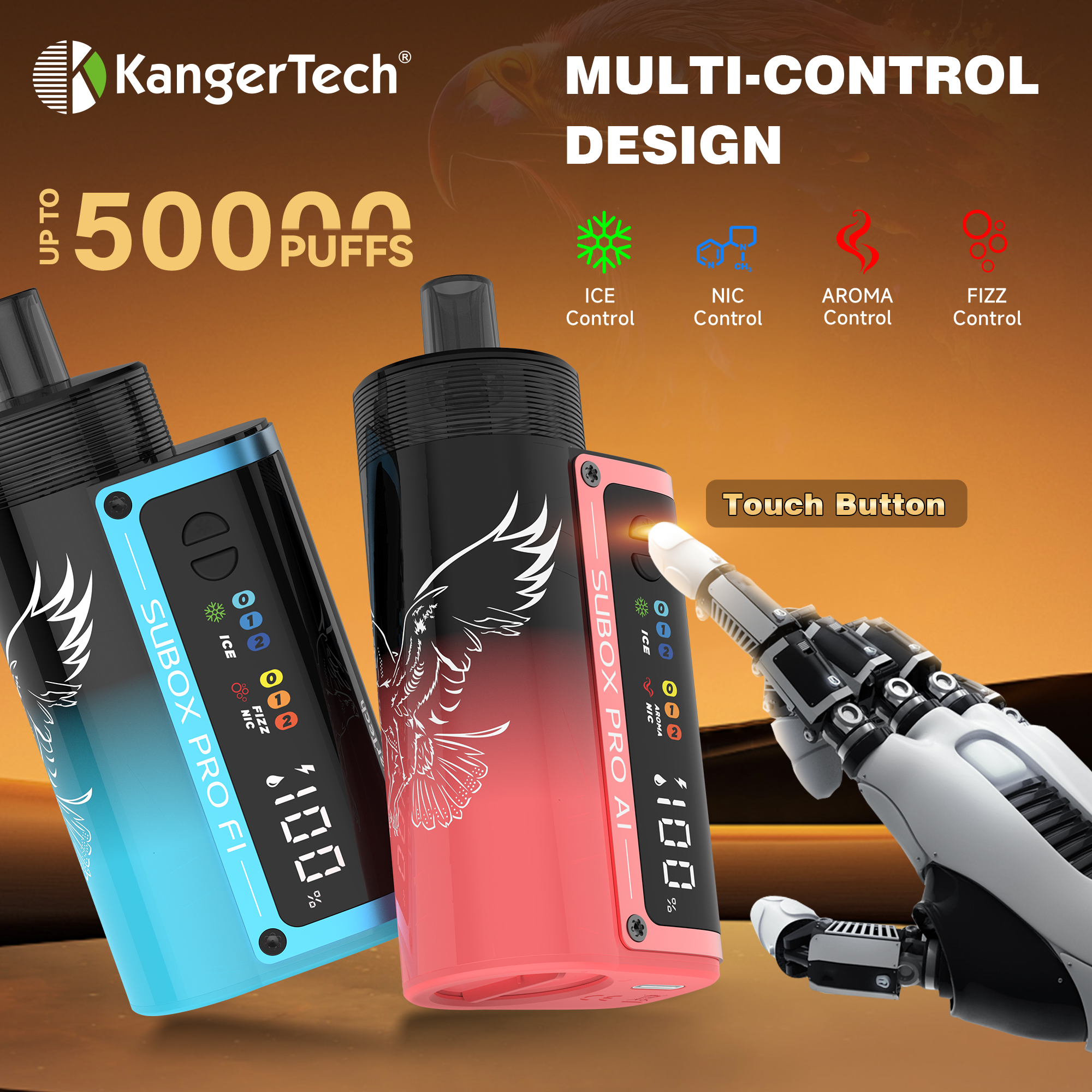 Kanger SUBOX Pro FI NIC+ICE+FIZZ CONTROL Disposable