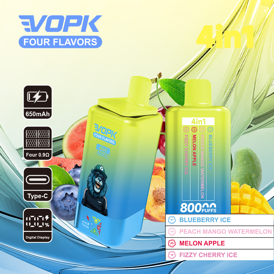 VOPK Four flavors 80000puffs(10 pcs)